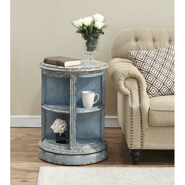 Rachael Drum End Table By Rosecliff Heights