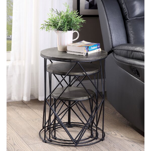 Bessette Drum Nesting Tables By 17 Stories