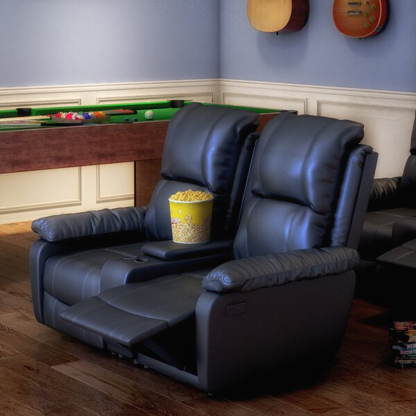 Sackville 2 Seat Home Theater loveseat by Darby Home Co