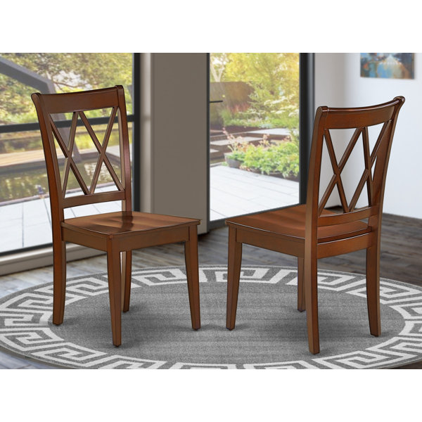 Farris Solid Wood Dining Chair (Set Of 2) By Charlton Home
