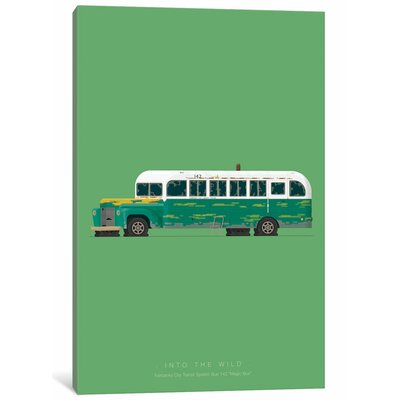 'Famous Cars Series: Into the Wild' Graphic Art Print on Canvas East Urban Home Size: 18