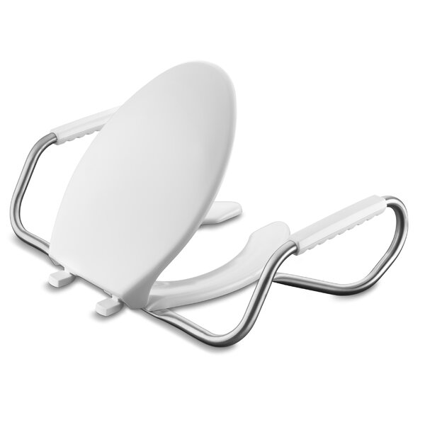 Lustra Elongated Toilet Seat with Support Arms by Kohler