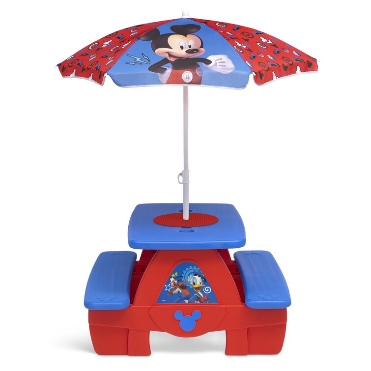 Disney Mickey Mouse Boy's 21" Red and Blue Umbrella