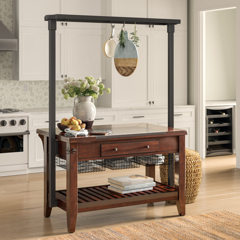 Birch Lane Heritage Earline Kitchen Island Reviews Wayfair