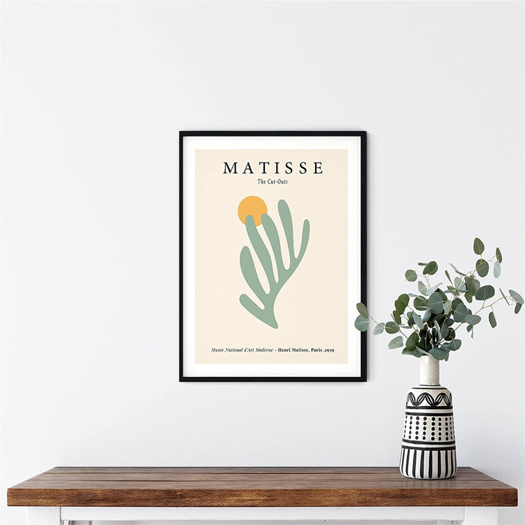 Zgongz Danish Pastel Aesthetic Matisse Poster Danish Pastel Room Decor Aesthetic Matisse Print Sage Green Wall Decor Matisse Cutouts Modern Wall Art Abstract Art Wall Decor Unframed 12 X16 Wayfair