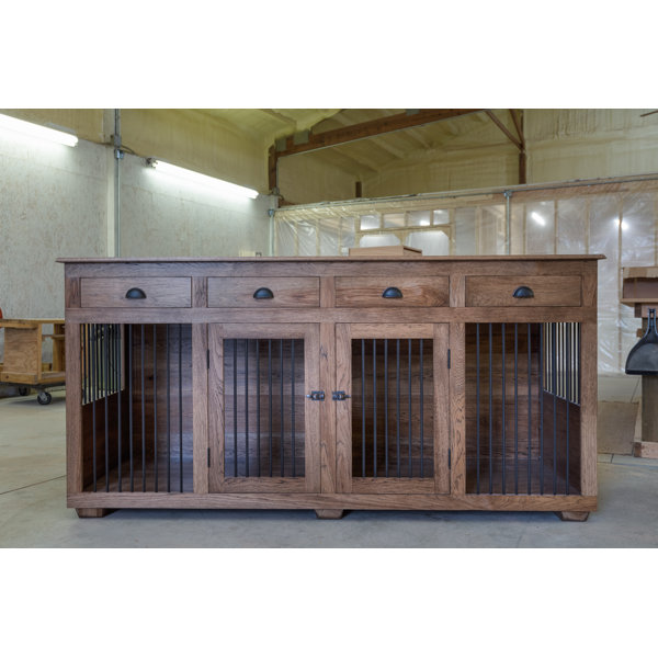 double dog crate table