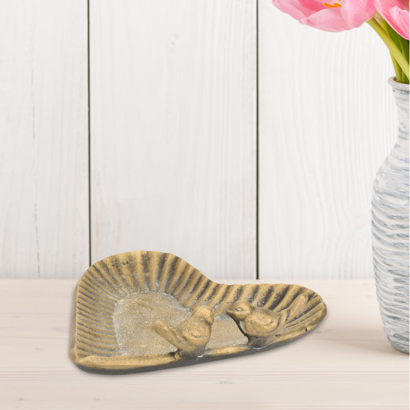 Ophelia Co Whiddon Patina Brass Cast Iron Heart Shaped