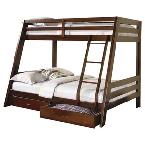 Mullin Twin over Full Bunk Bed with Storage