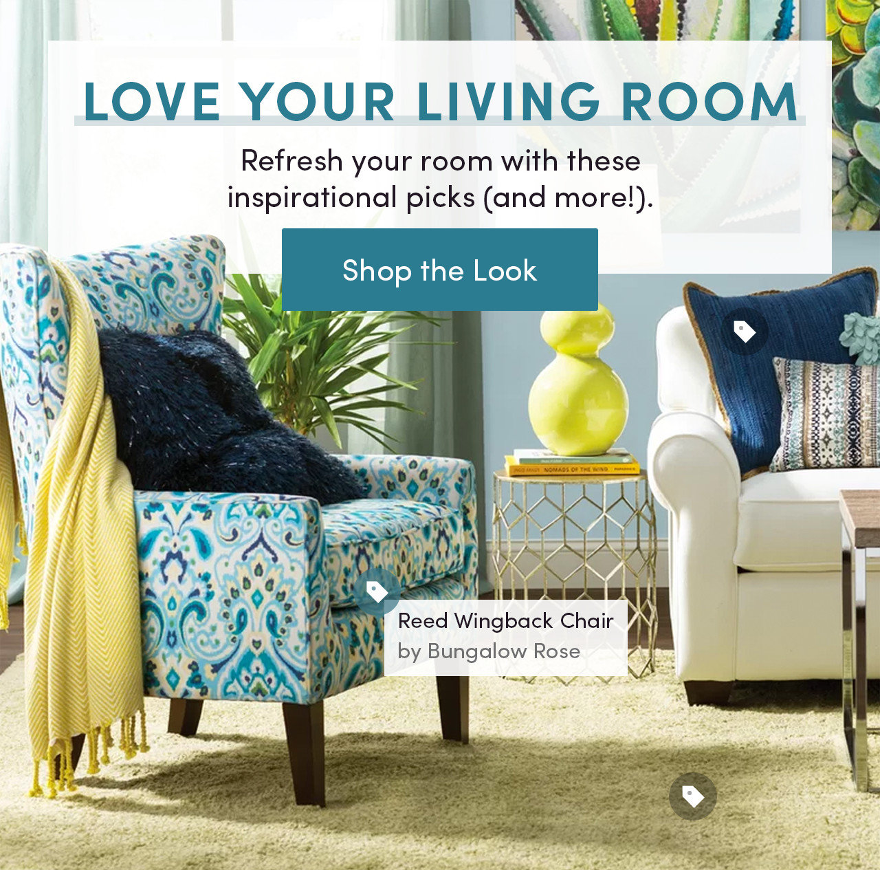 Love Your Living Room - Refresh your room with these inspirational picks (and more!).