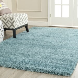 Holliday Aqua Blue Area Rug