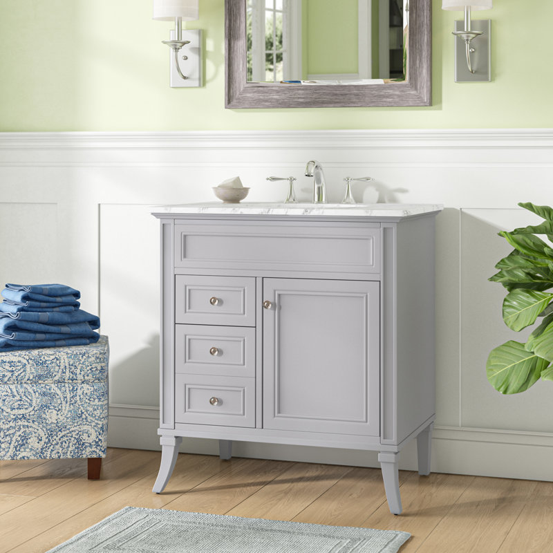 Charlton Home Hauser 32 Single Bathroom Vanity Set Reviews Wayfair