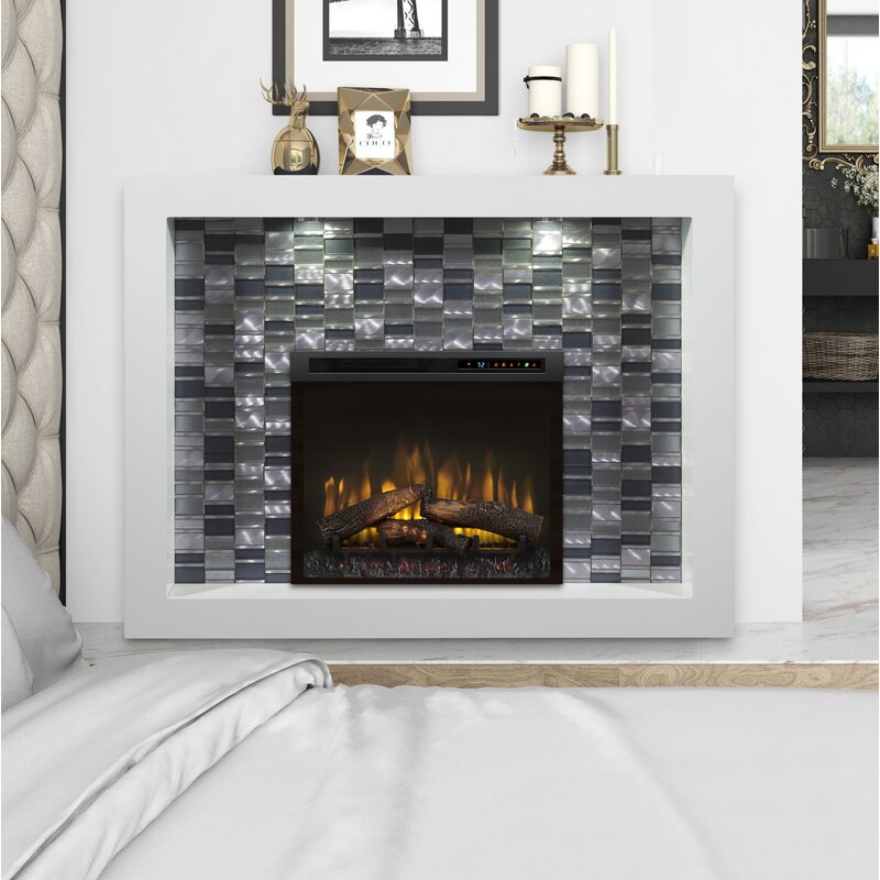 Dimplex Crystal Recessed Electric Fireplace Wayfair