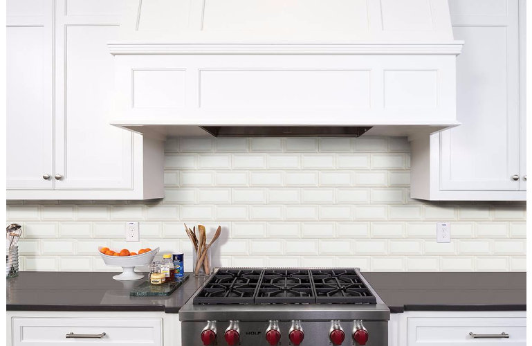 3 8 White Subway Tile Shapeyourminds Msi Glossy Beveled 3 X 6 Ceramic Subway Tile In White Reviews