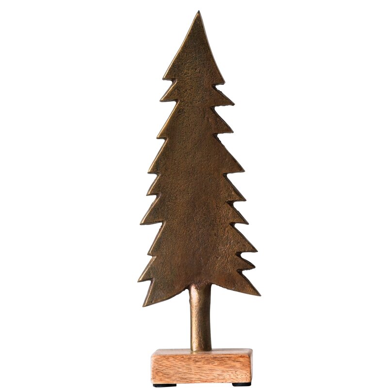 16 Pine Cone Evergreen Detail Glass Finial Tabletop Holiday Winter Decor Christmas Winter Decor Holiday Seasonal Decor