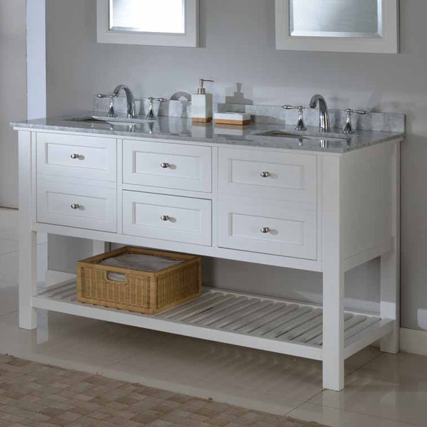 Mission Spa 61 Double Bathroom Vanity Set by Direct Vanity Sink