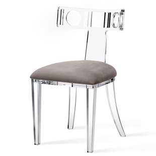 Clear Lucite Dining Chairs Wayfair Ardsley Klismos Upholstered Dining Chair