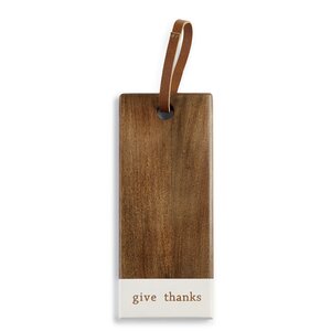Give Thanks Wood Board Serving Board