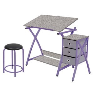 Center Comet Writing Desk with Stool