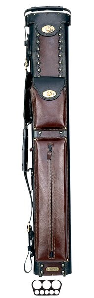 3 Butt and 5 Shaft Cowboy Pool Cue Cases by Instroke