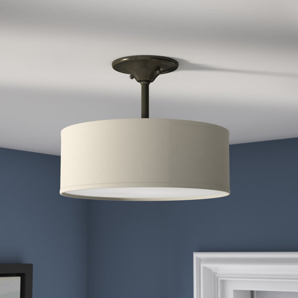 Greenwell 2-Light Drum Chandelier by Three Posts