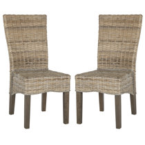 Wicker Rattan Kitchen Dining Chairs You Ll Love In 2021 Wayfair