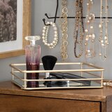 flat mirror tray