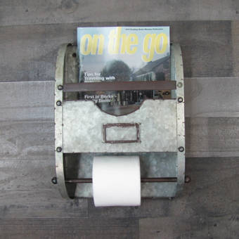 Texas Star Horseshoe Toilet Tissue Tp Paper Roll Holder Western