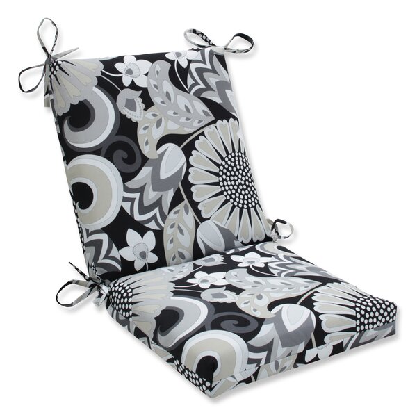 Sophia Squared Corner Indoor/Outdoor Dining Chair Cushion by Pillow Perfect