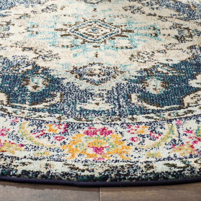 Newburyport Navy/Light Blue Area Rug & Reviews Birch Lane