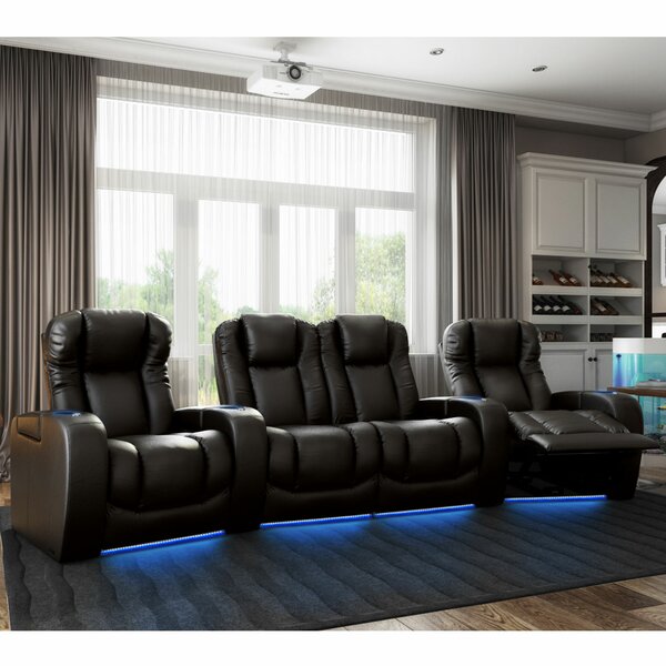 Grand HR Series Curved Home Theater Loveseat (Row Of 4) By Red Barrel Studio