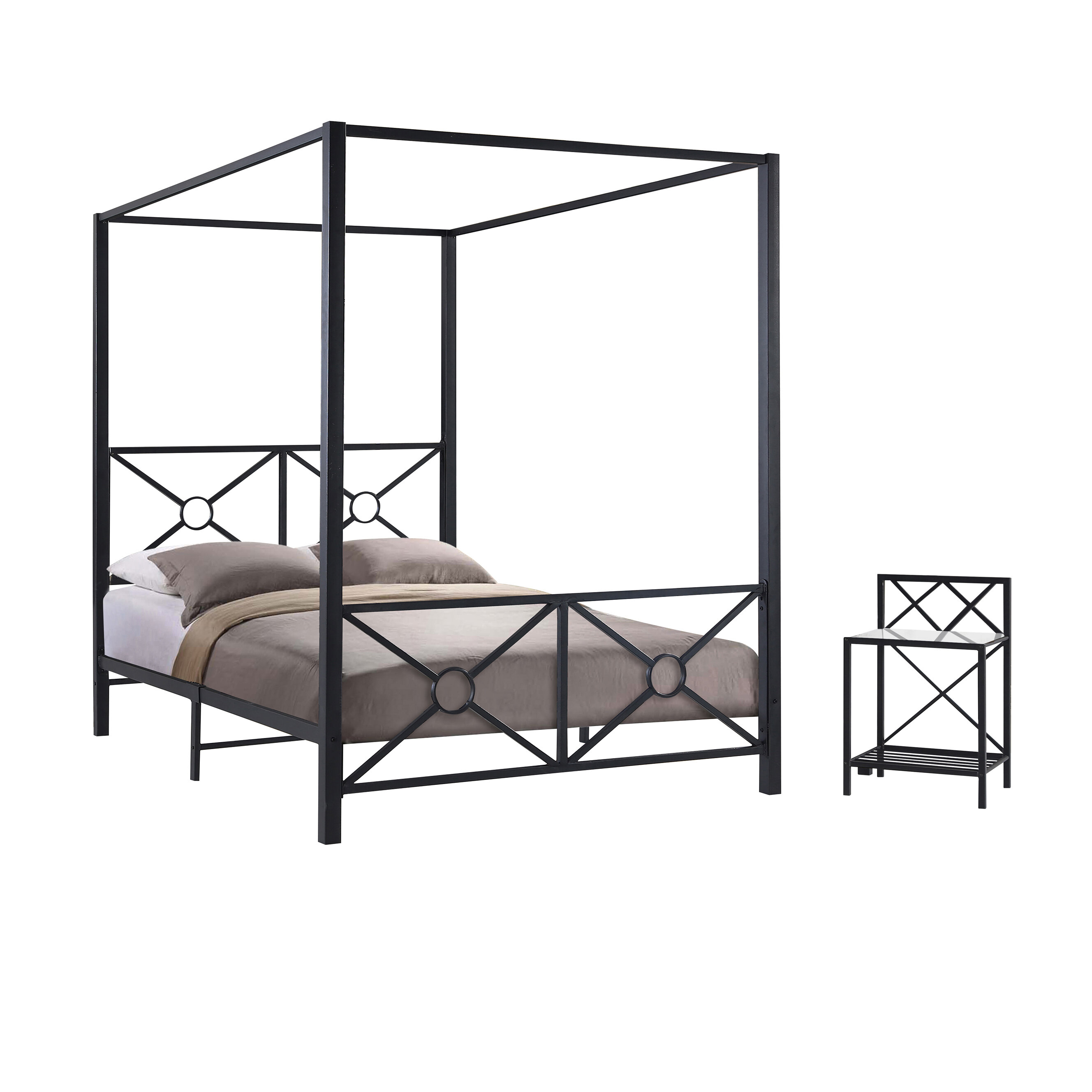 Symeon Canopy Configurable Bedroom Set