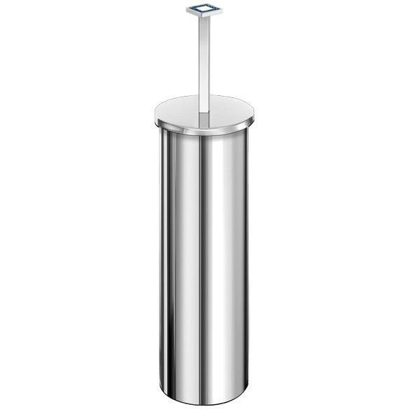 Angel Swarovski Round Free-Standing Toilet Brush Set