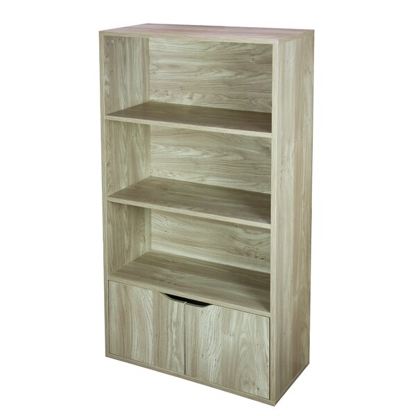 Kiersten 3 Tier Wood Standard Bookcase By Winston Porter