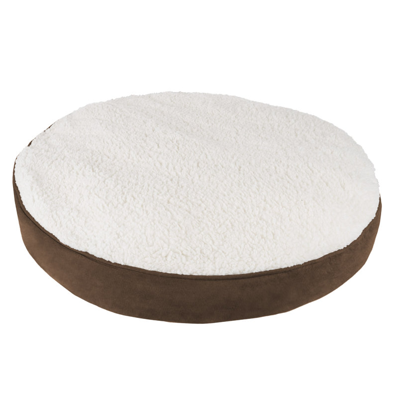 Tucker Murphy Pet Deena Round Sherpa Memory Foam Pet Pillow