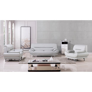 Modern Contemporary 3 Piece Living Room Sets Allmodern Quickview