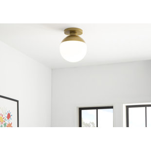 modern semi flush light
