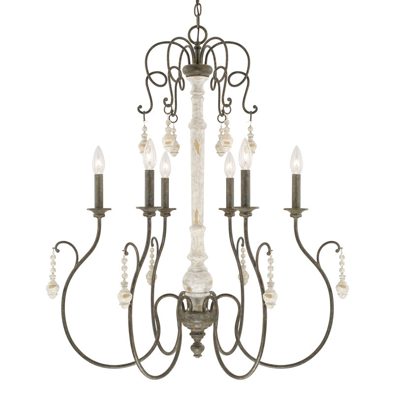 Kadyn 6-Light Candle-Style Chandelier