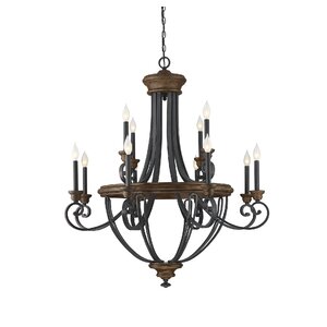 Nanteuil 12-Light Candle-Style Chandelier