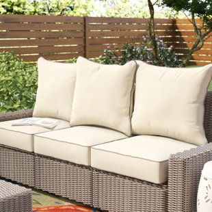 Indoor Sunbrella Fabric Sofa | Wayfair Indoor Sunbrella Fabric Sofa | Wayfair