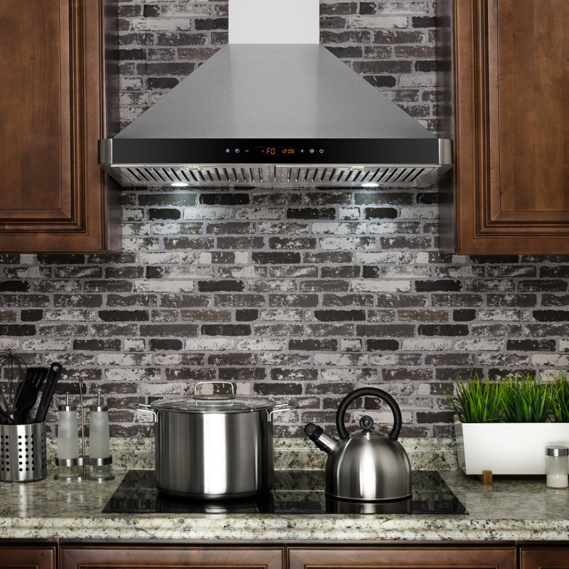 AKDY 30" 400 CFM Convertible Wall Mount Range Hood & Reviews Wayfair