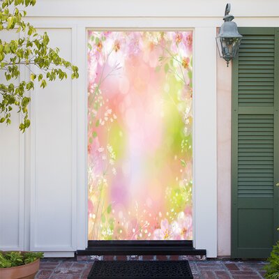 Spring Background Door Mural The Holiday Aisle® Size: 96