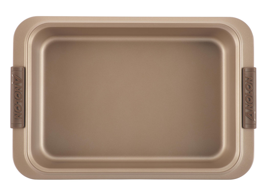 Anolon Advanced Nonstick Covered Cake Pan with Grips & Reviews Wayfair
