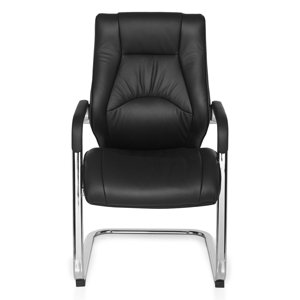 Freischwinger aus Leder von Amstyle