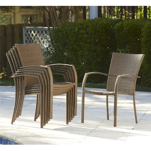 Sol 72 Outdoor Brighton Stacking Wicker Patio Dining Chair With