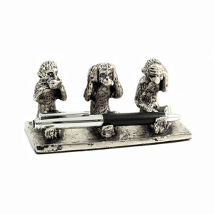 See Hear and Speak No Evil Monkey Pen Holder