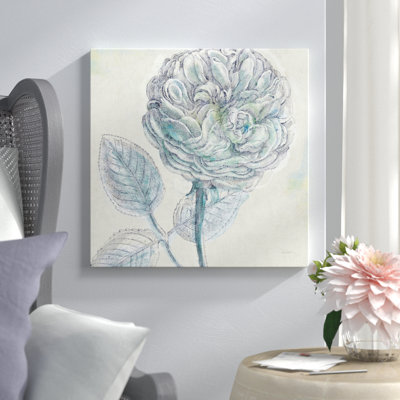 Belle Fleur III Graphic Art on Wrapped Canvas Lark Manor Size: 18" H x 18" W x 1.5" D