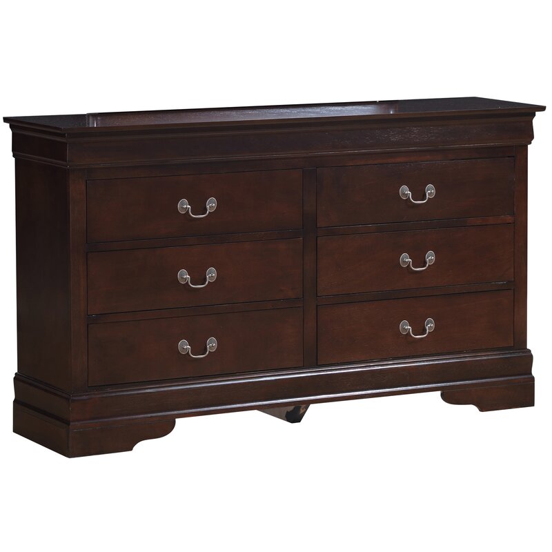 Bolt Furniture Louis Phillipe 6 Drawer Double Dresser Reviews