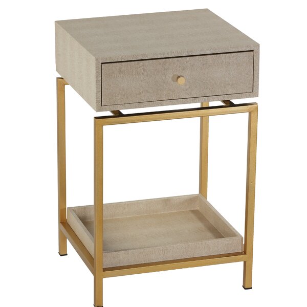 Suzann End Table With Storage By Mercer41