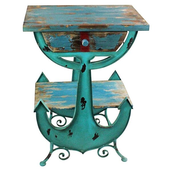 Anchors Aweigh Coastal End Table By Design Toscano