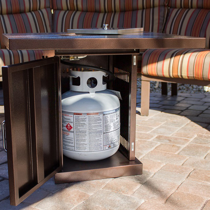 Latitude Run Izanami 40 000 Btu Patio Heater Propane Gas Fire Pit